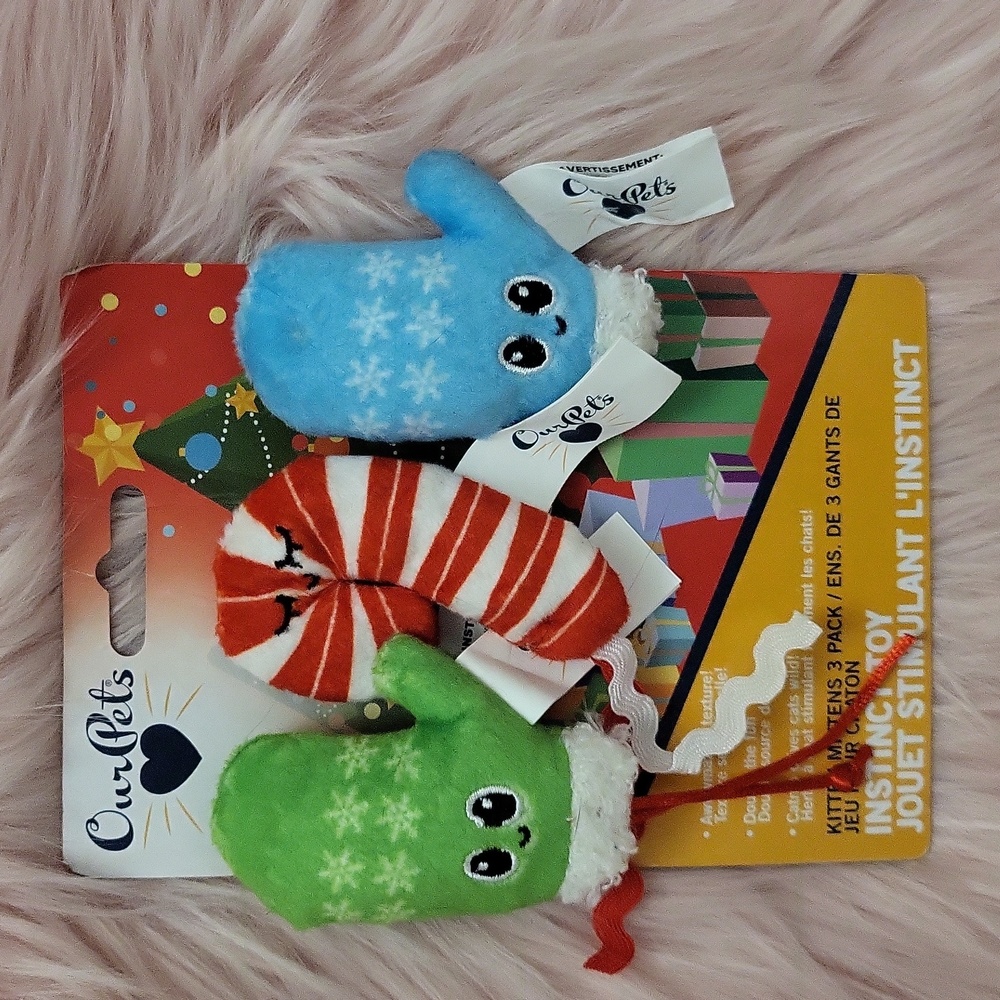 Brand New OUR PET'S HOLIDAY INSPIRED Cat Toy-3CT
